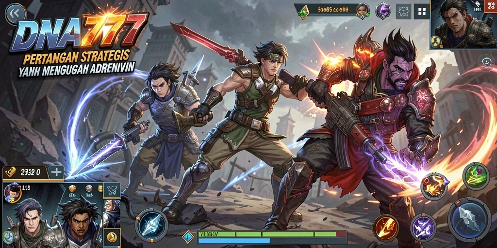 Tangkapan layar dari gameplay DNA777 menampilkan aksi strategis yang mendebarkan.