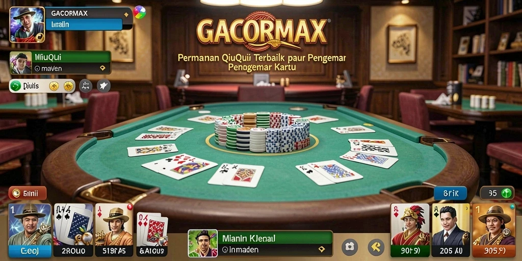 Screenshot GACORMAX menampilkan permainan QiuQiu yang seru.