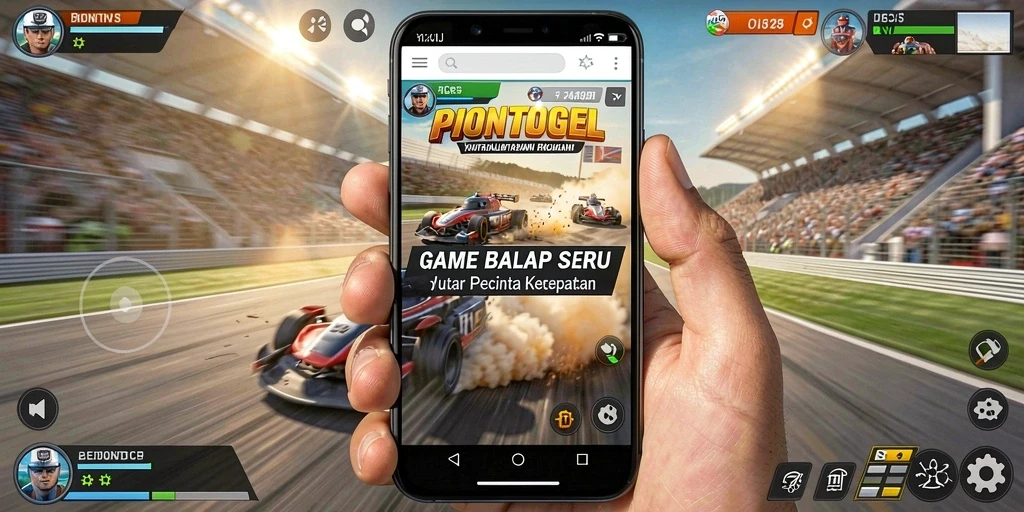 Gameplay mendebarkan dalam PIONTOGEL dengan berbagai mobil balap.