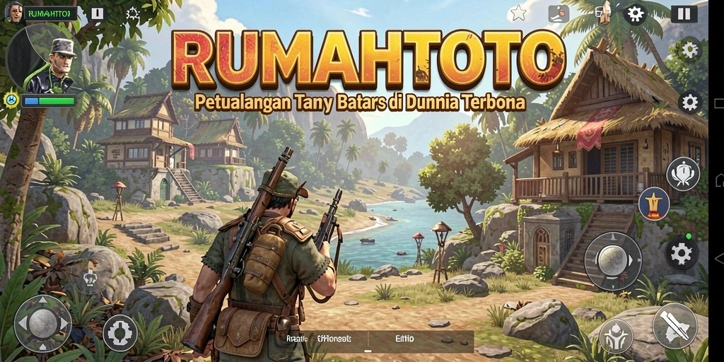 Tampilan gameplay RUMAHTOTO yang menakjubkan dalam dunia Open World.