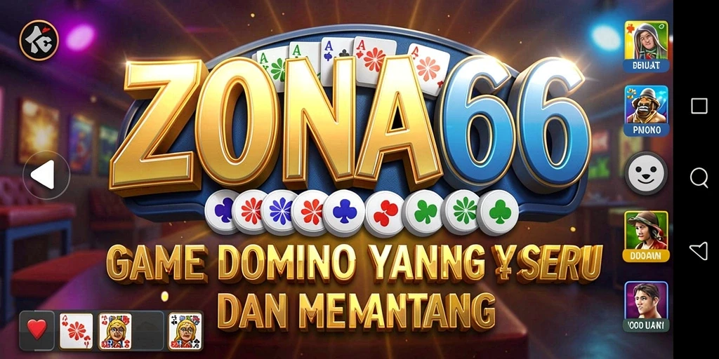 Tampilan gameplay menarik dari ZONA66 dalam bermain Domino.